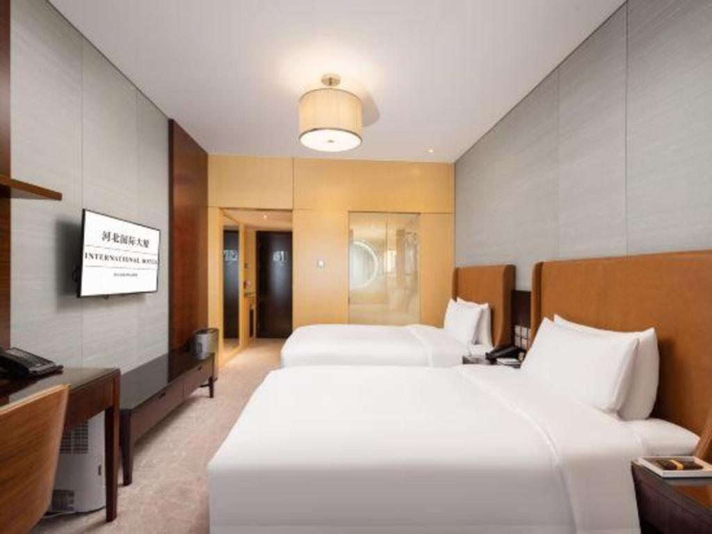 Shijiazhuang International Building Hotel Exterior foto