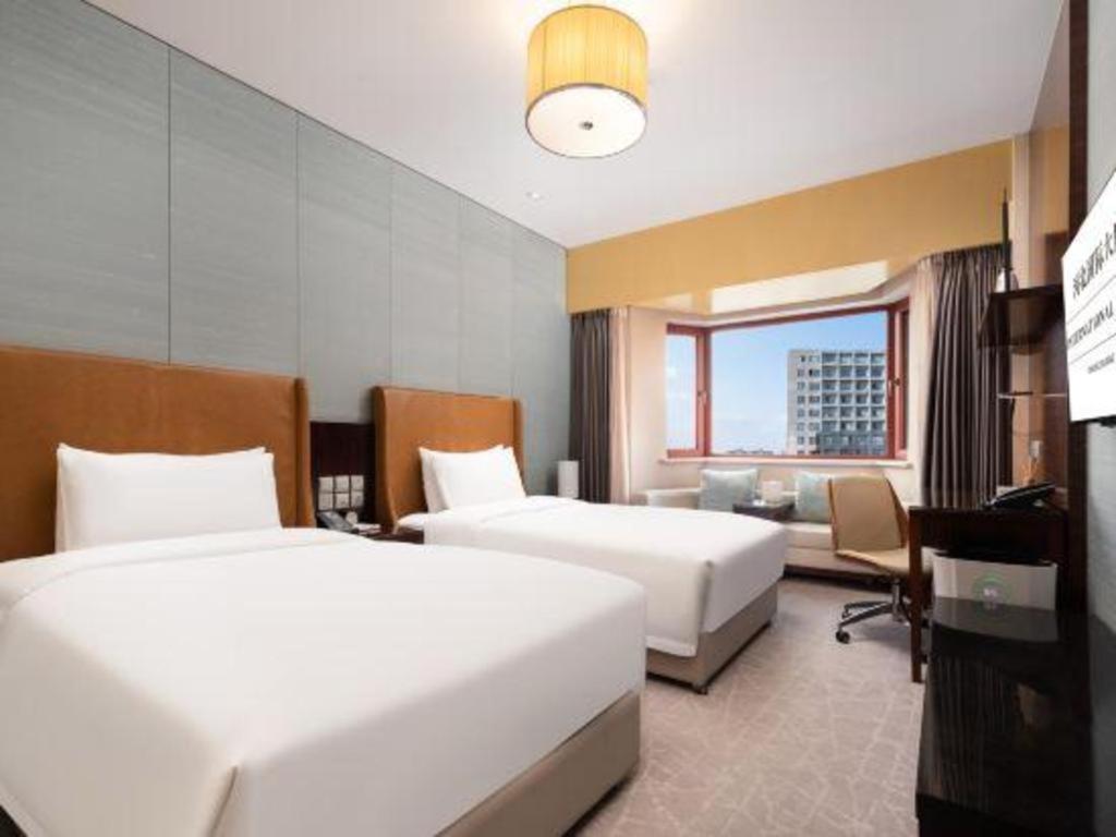 Shijiazhuang International Building Hotel Exterior foto