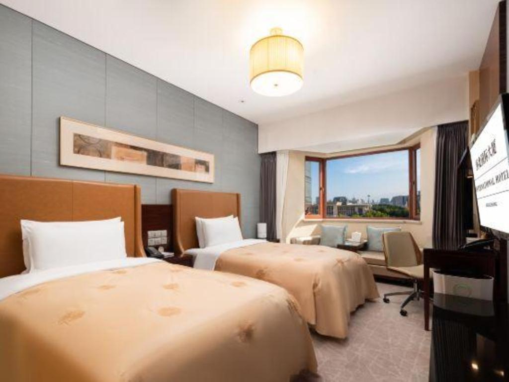 Shijiazhuang International Building Hotel Exterior foto