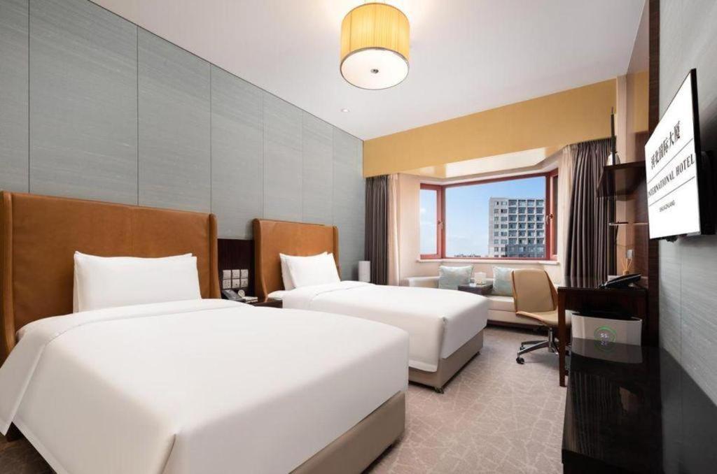 Shijiazhuang International Building Hotel Exterior foto