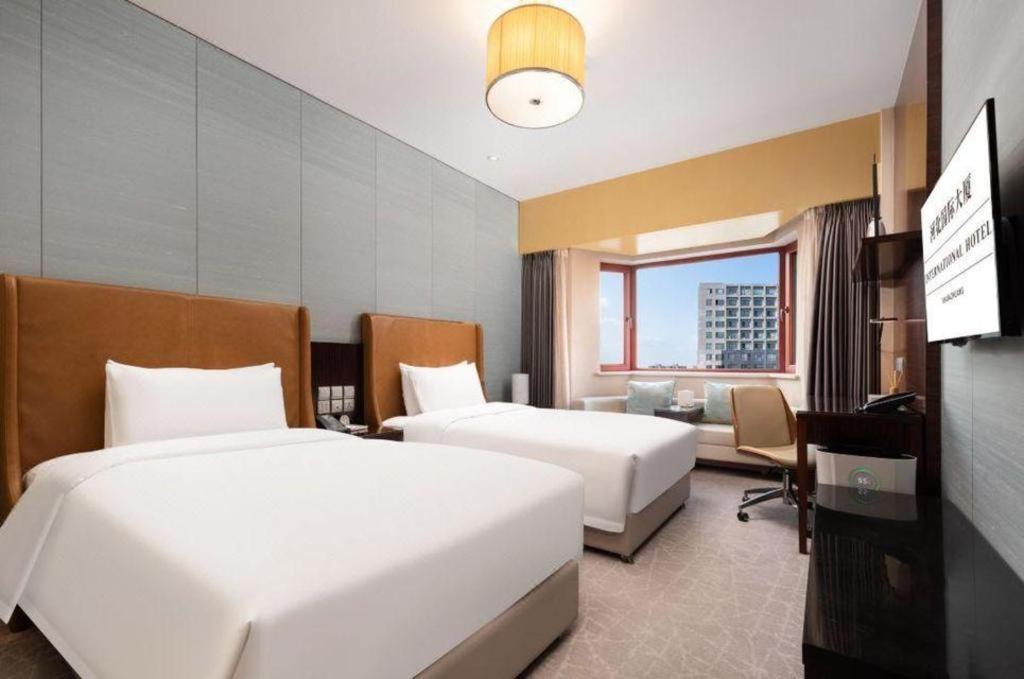Shijiazhuang International Building Hotel Exterior foto